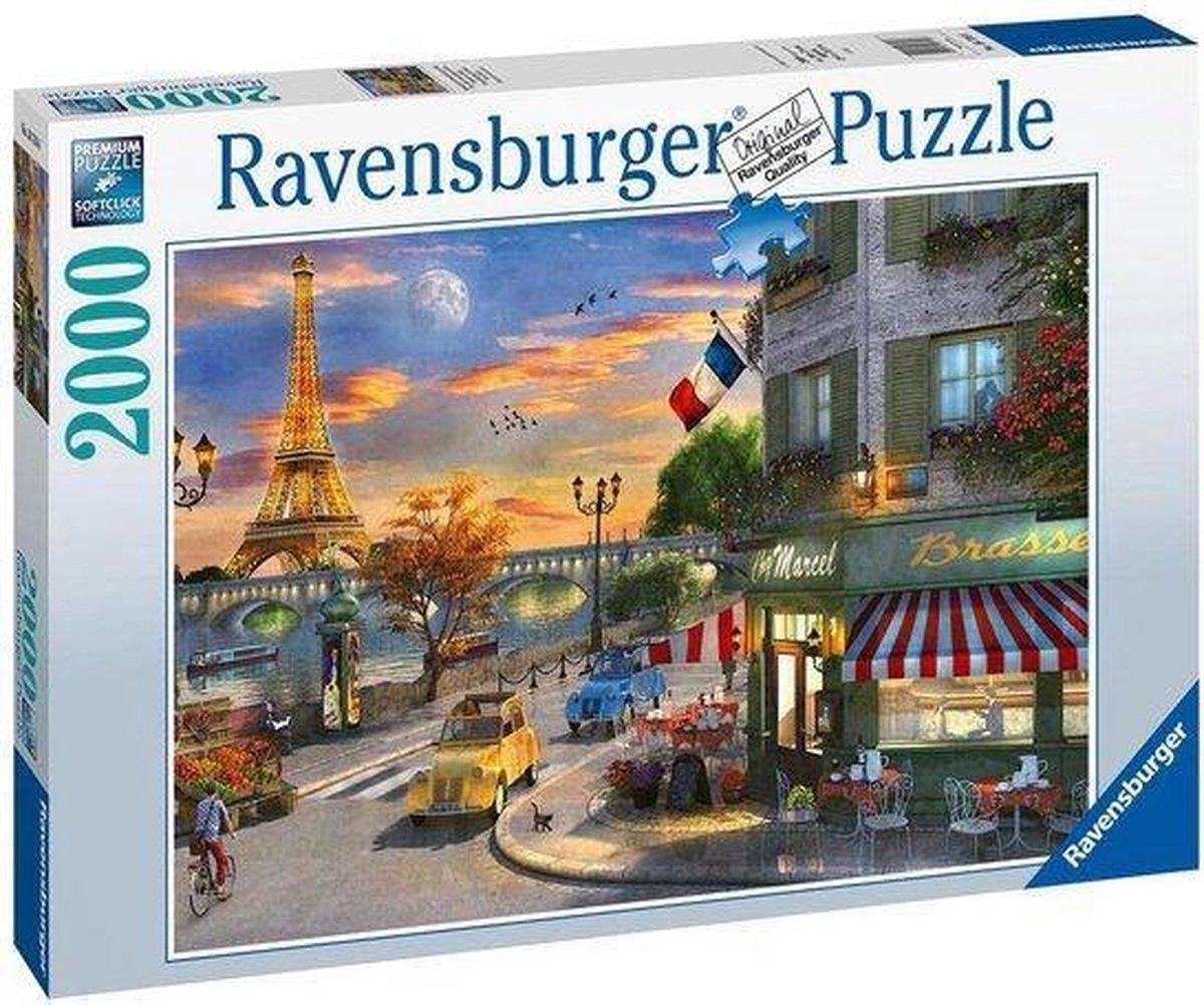 Inhalen Magazijn Haat Ravensburger - Legpuzzel - Romantische Avond Parijs - 2000 stukjes -  Legpuzzels 1001-2000 stukjes - Puzzelwereld.eu